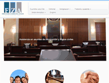 Tablet Screenshot of abogadozambrana.com